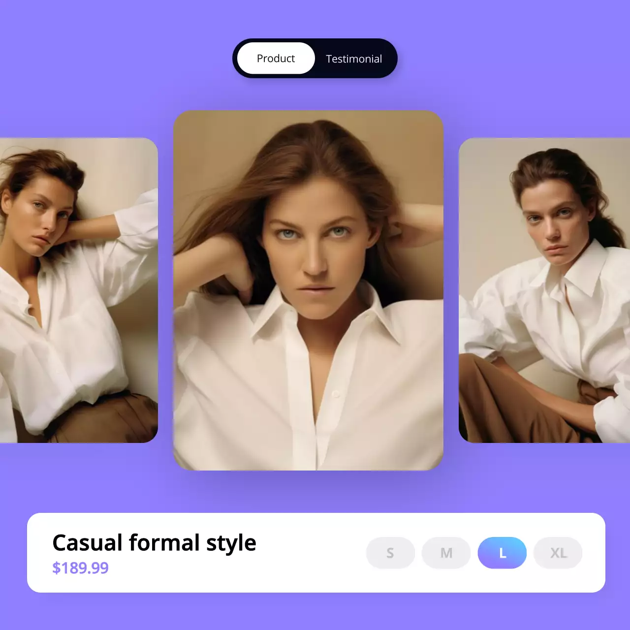 Beige Simple Sweater Advertisement Social Media Post