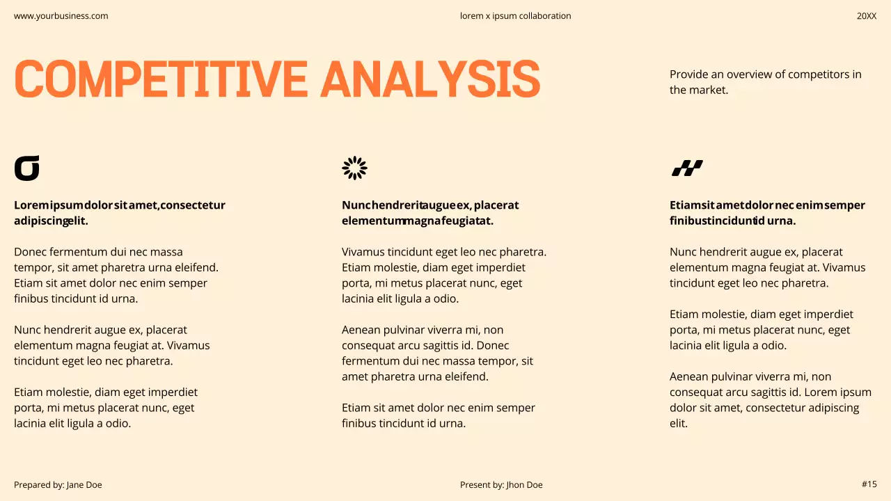Orange Modern Business Pitch Presentation