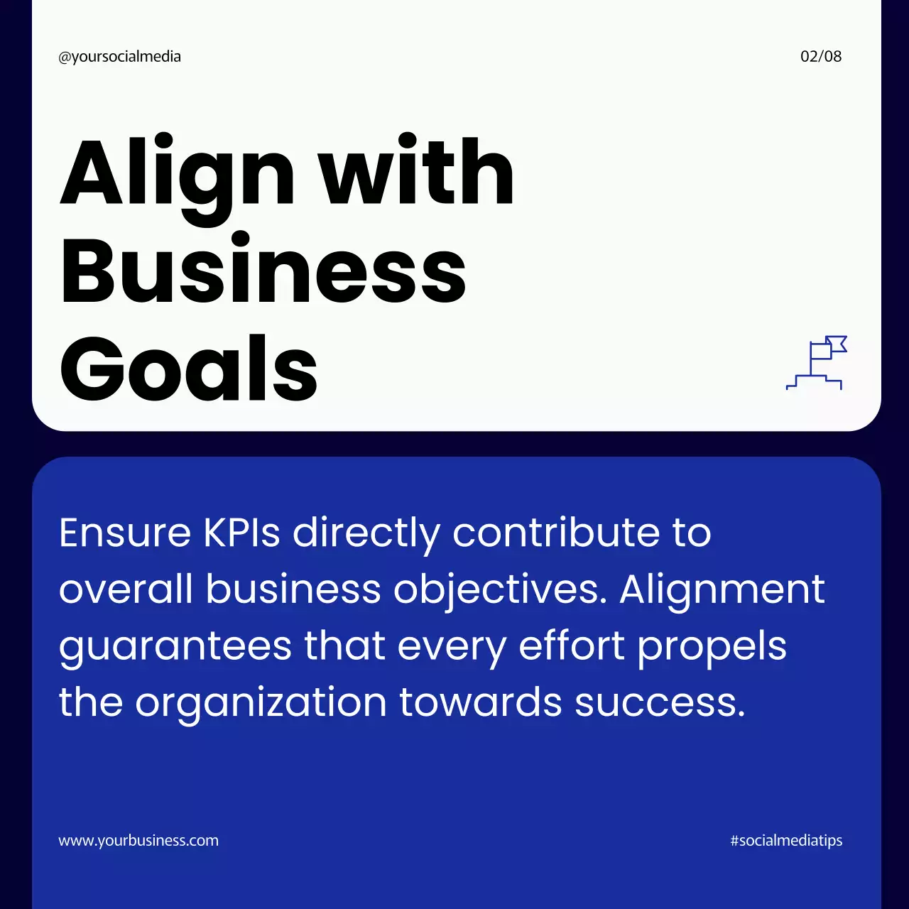 Blue Modern Business Promotion Social Media Post