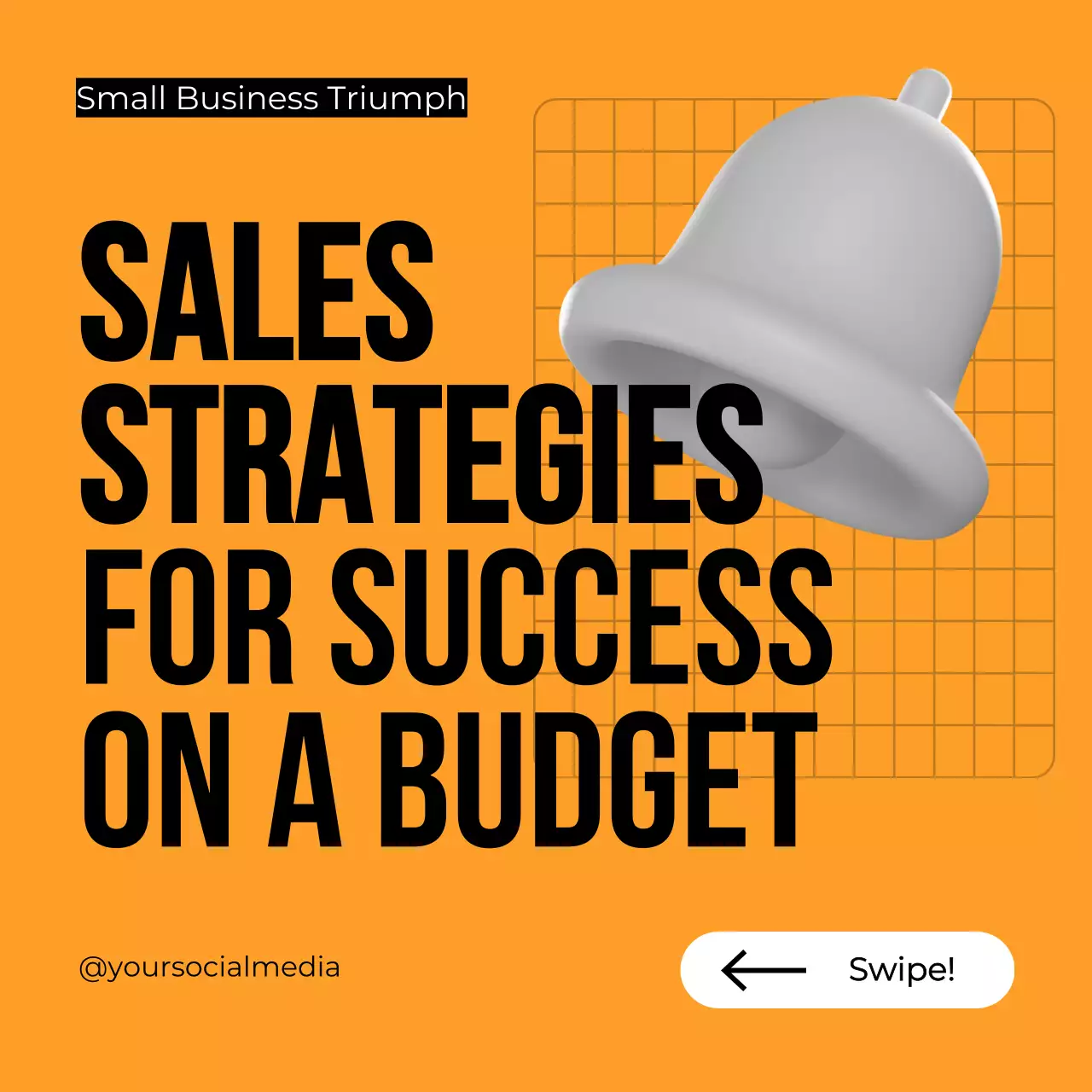 Orange Modern Sales Promotion Social Media Post