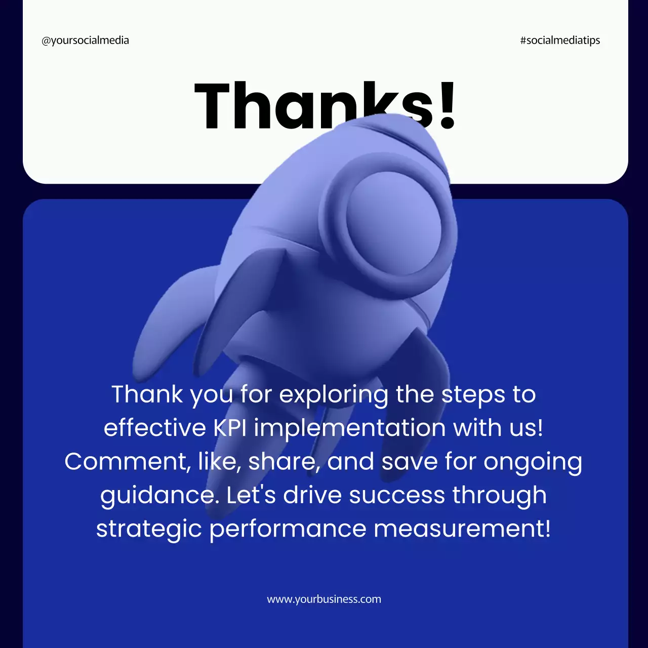 Blue Modern Business Promotion Social Media Post