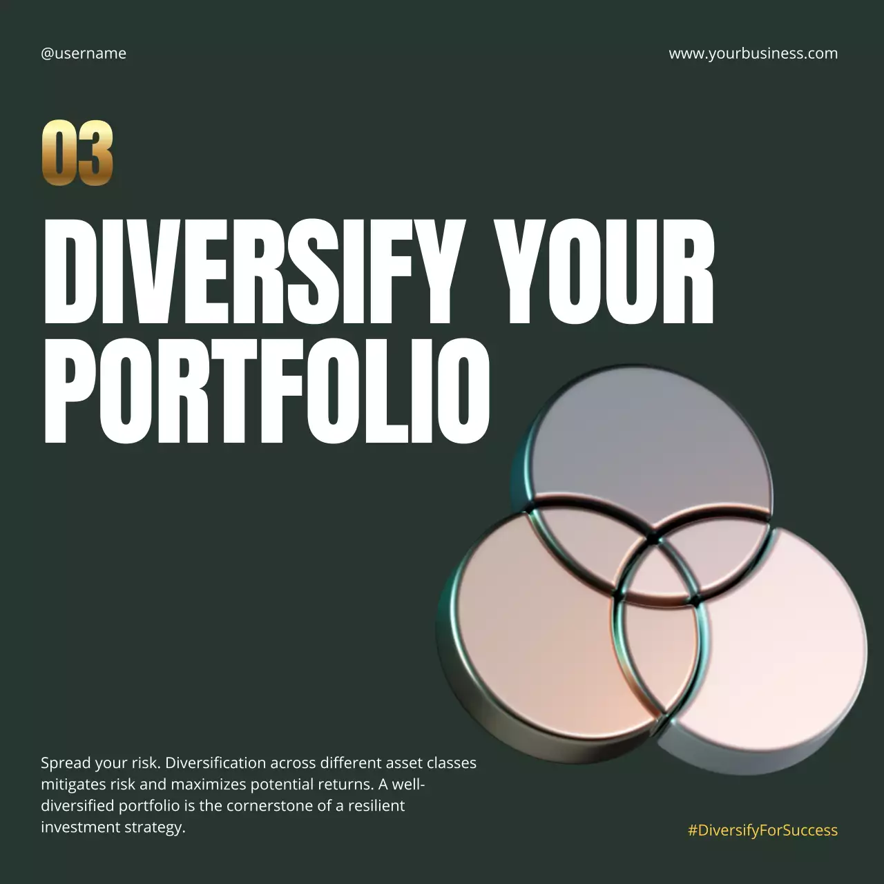 Green Modern Finance Promotion Social Media Post