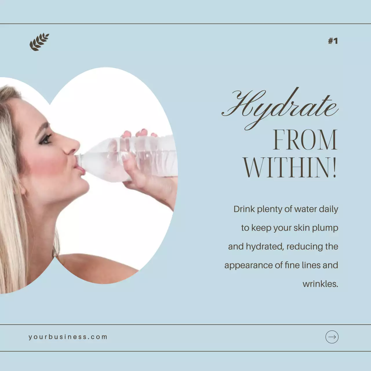 Beige Elegant Skincare Guide Social Media Post