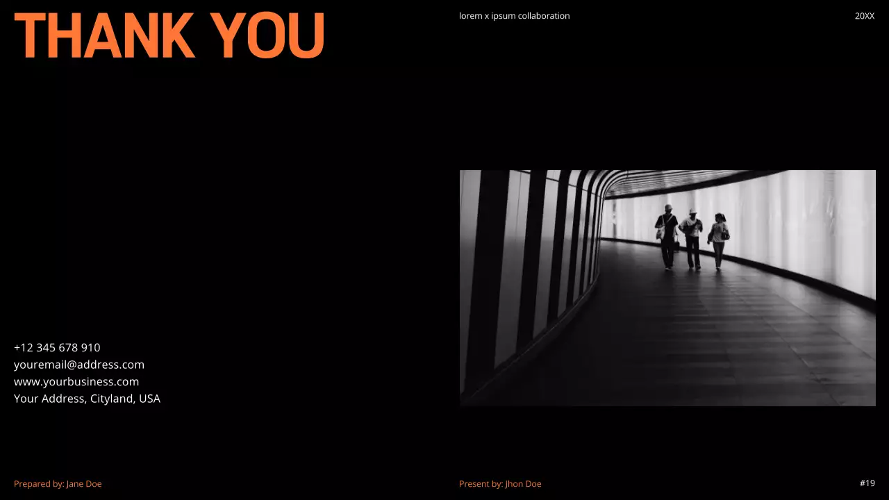 Orange Modern Business Pitch Presentation