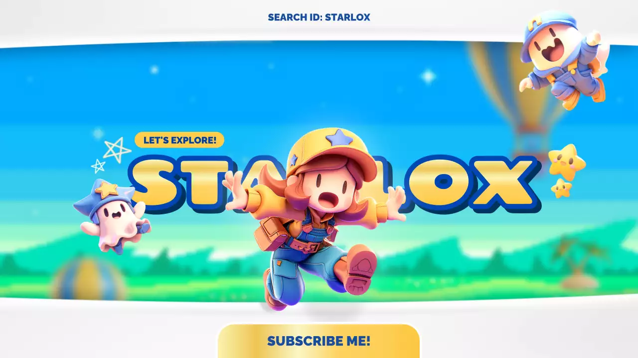 Blue Animation Adventure Promotion YouTube Thumbnail