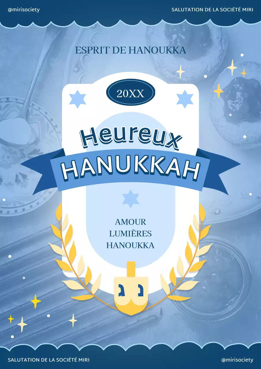 Publicité pour la célébration de Hanoukka par Blue Classic