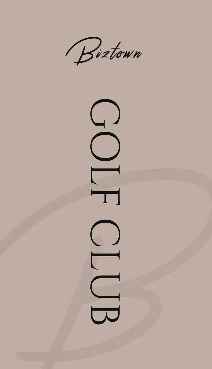 黒 モダン ゴルフ 名刺