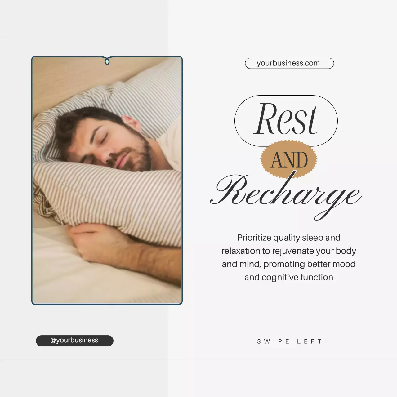 White Elegant Wellness Guide Social Media Post