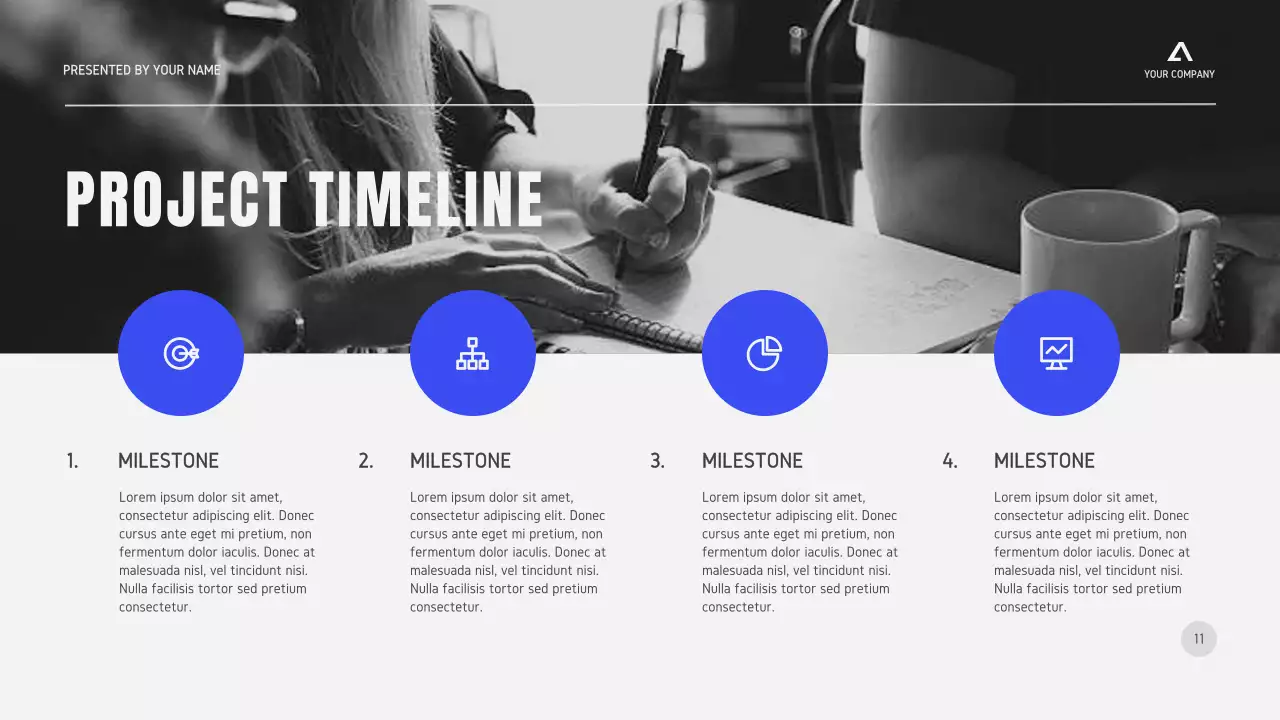 Blue Minimal Business Presentation