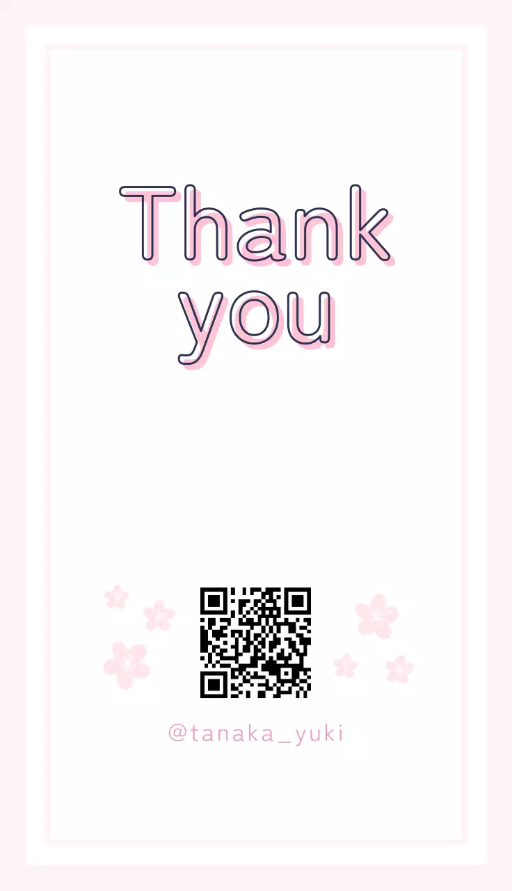 ピンク シンプル ビジネス 名刺