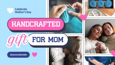 Pink Classic Mother's Day Promotion YouTube Thumbnail