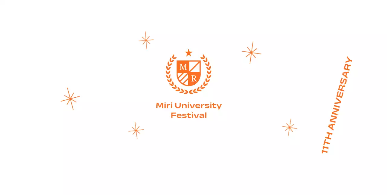 월계수가 있는 학교 로고와 반짝이가 있는 학교 기념 축제