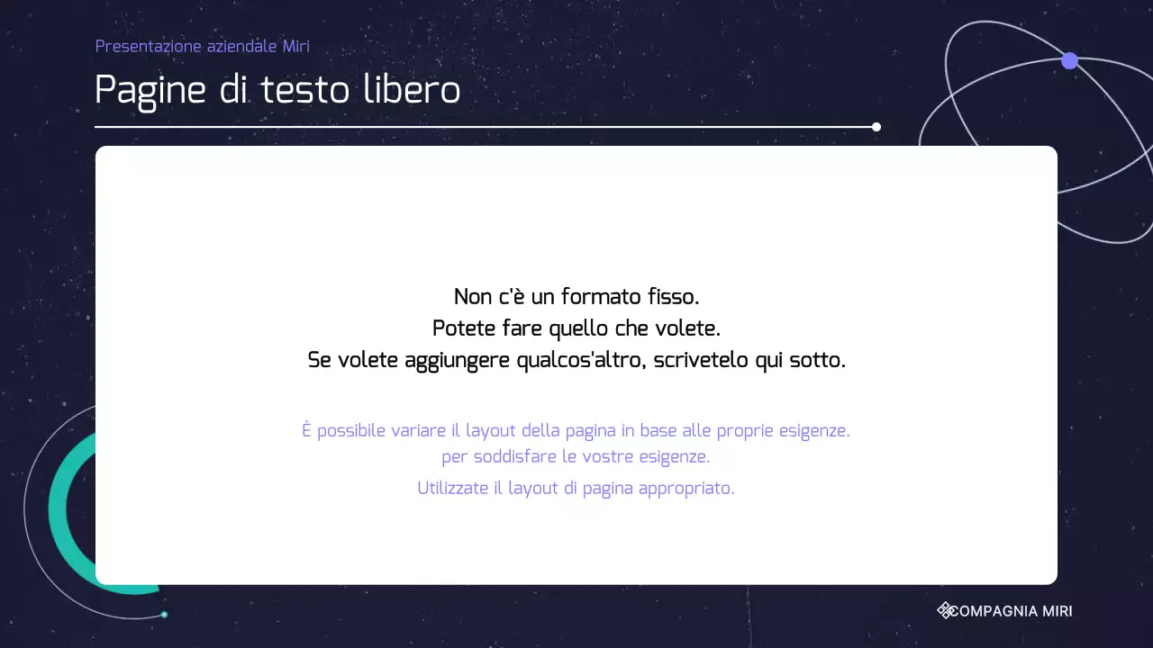Materiale per riunioni con un semplice sfondo viola e menta