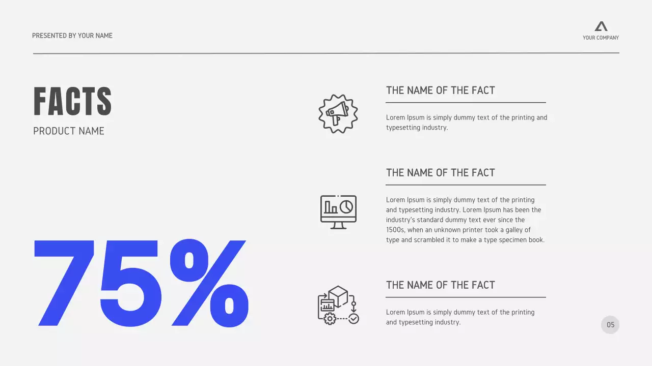 Blue Minimal Business Presentation