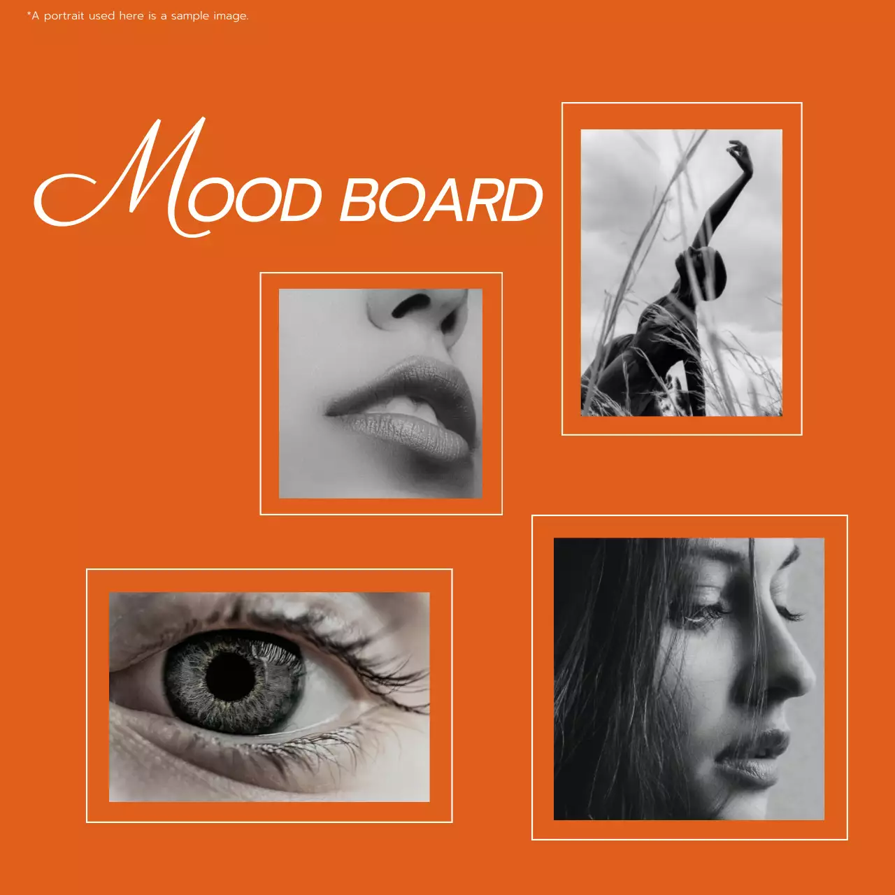 Orange Modern Branding Guide Social Media Post