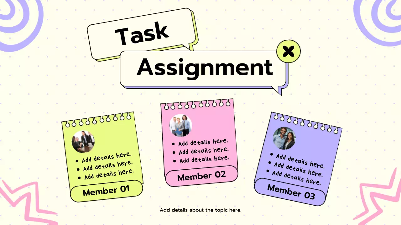 퍼플 플레이풀 마케팅 프리젠테이션