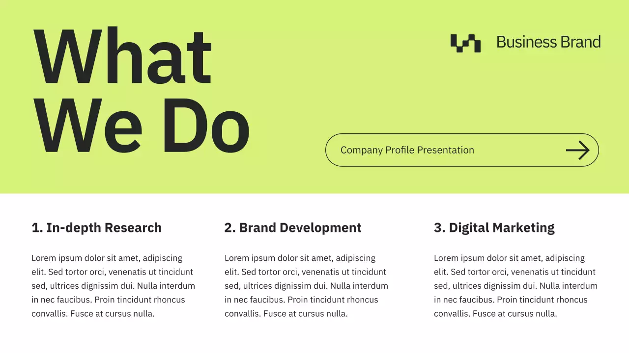 Blue Modern Company Profile Presentation