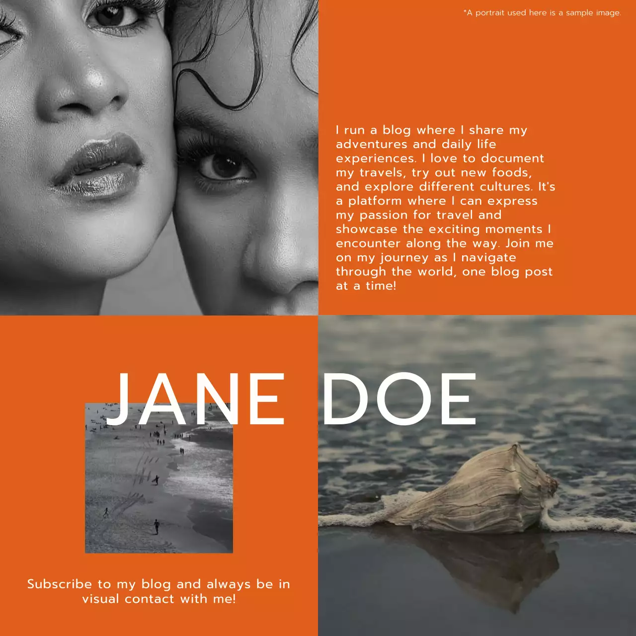 Orange Modern Branding Guide Social Media Post