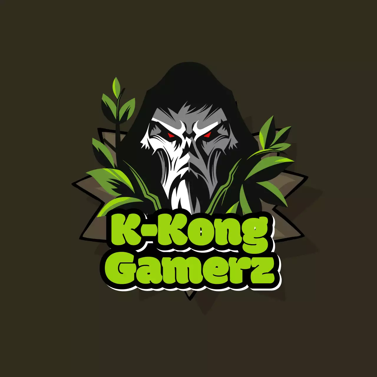 Green Bold Gaming Logo YouTube Thumbnail