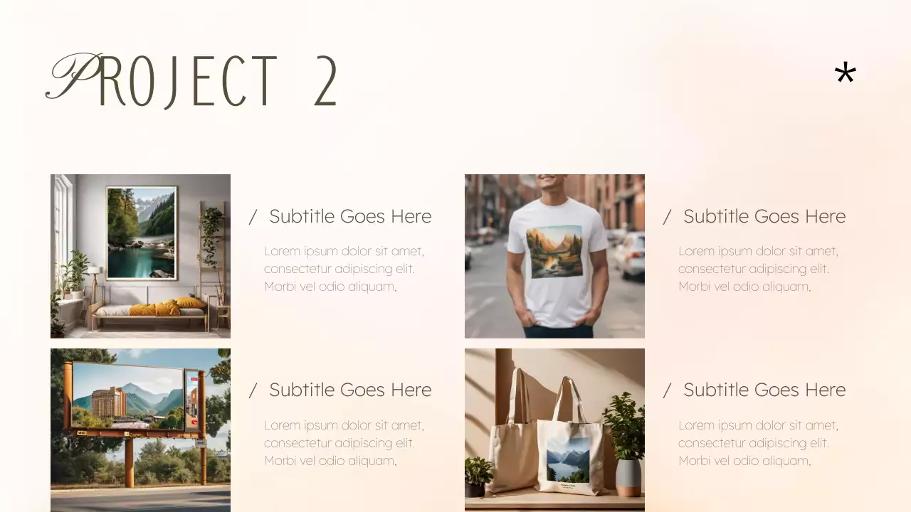 Beige Elegant Graphic Portfolio Presentation