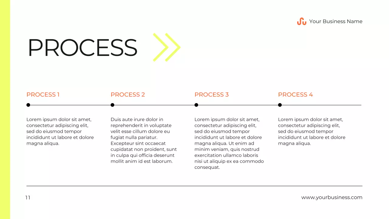 Yellow Modern Business Presentation