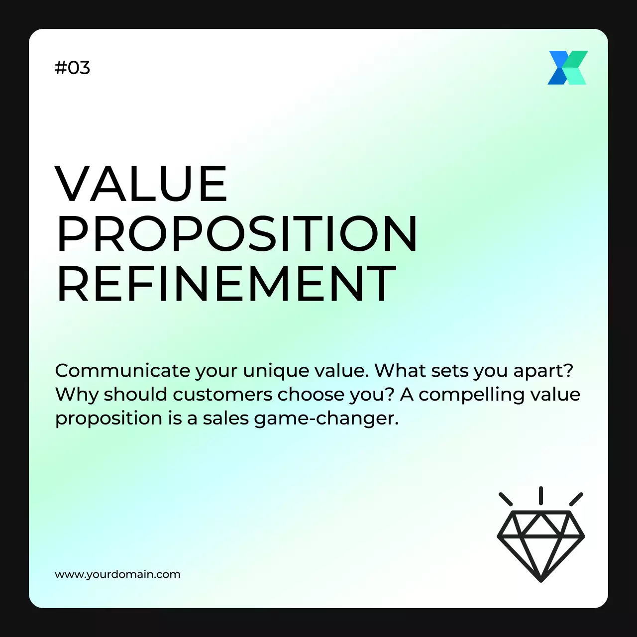 Mint Modern Sales Guide Social Media Post