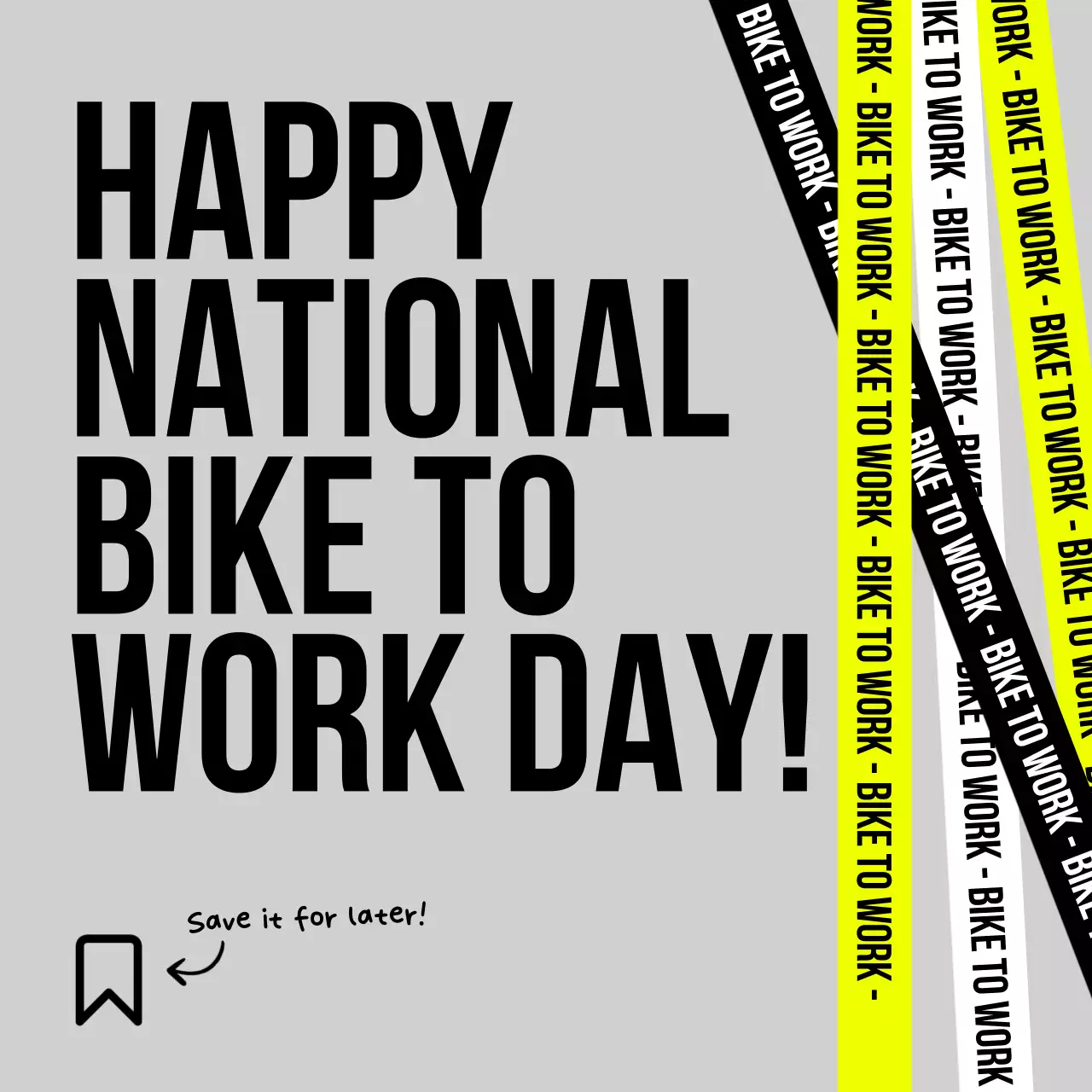 Grey Modern Bike Promotion Social Media Post