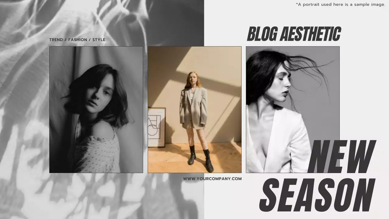 Black Modern Fashion Announcement YouTube Thumbnail