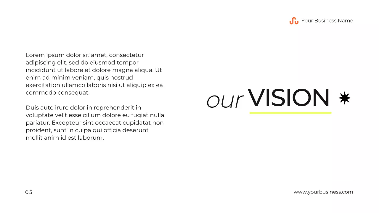 Yellow Modern Business Presentation