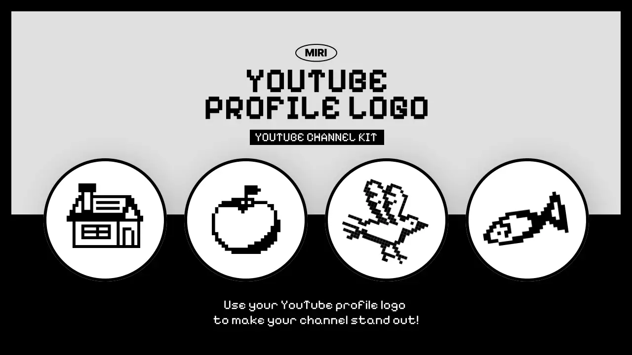 Black Retro Pixel Update Announcement YouTube Thumbnail