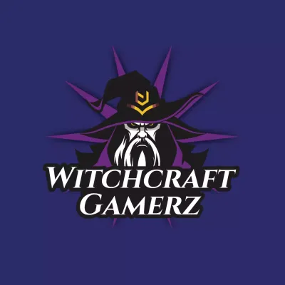 Blue Retro Gaming Logo YouTube Thumbnail