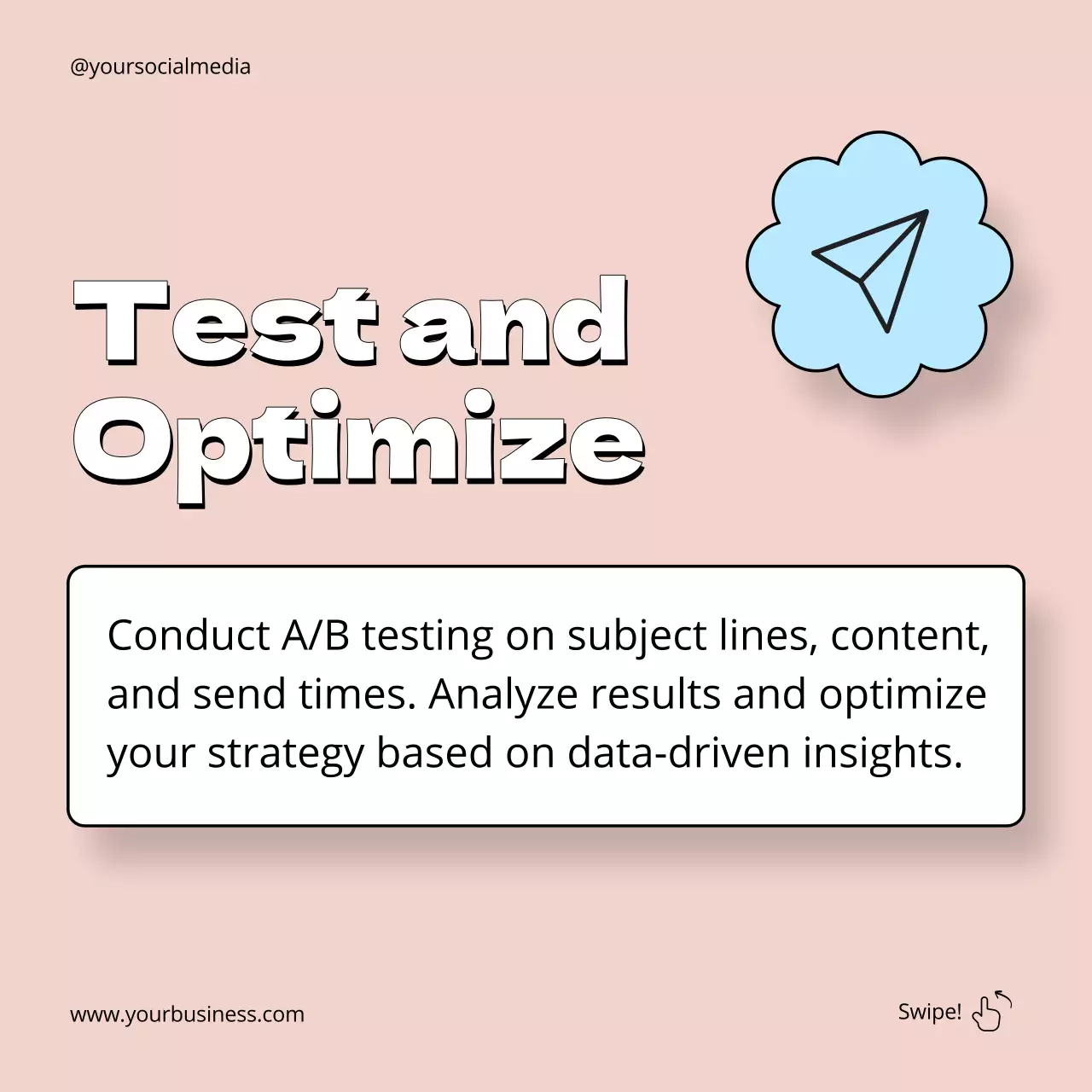 Coral Trendy Marketing Guide Social Media Post