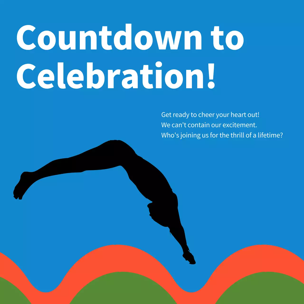 Orange Modern Sports Announcement Social Media Post