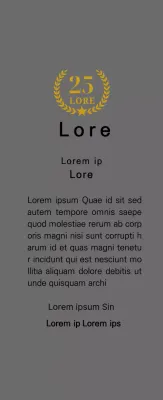 Plaque de longévité avec lauriers et étoiles en or