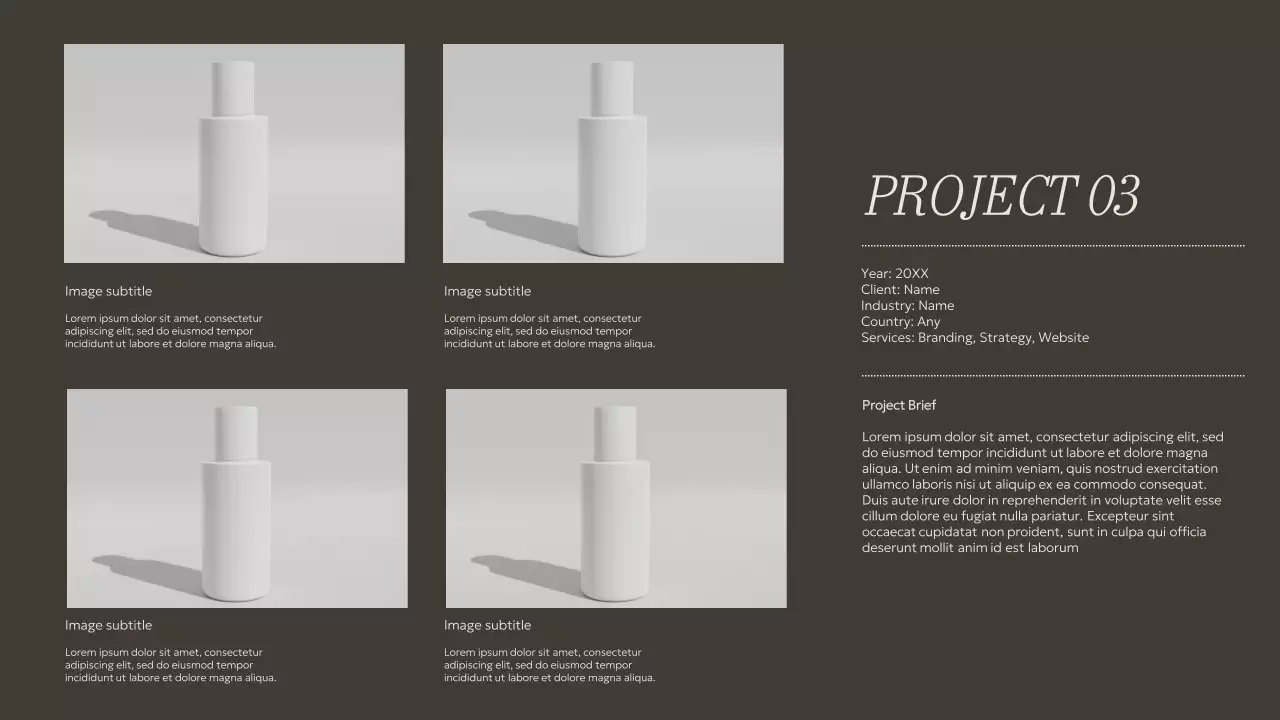 Beige Minimal Portfolio Resume Presentation