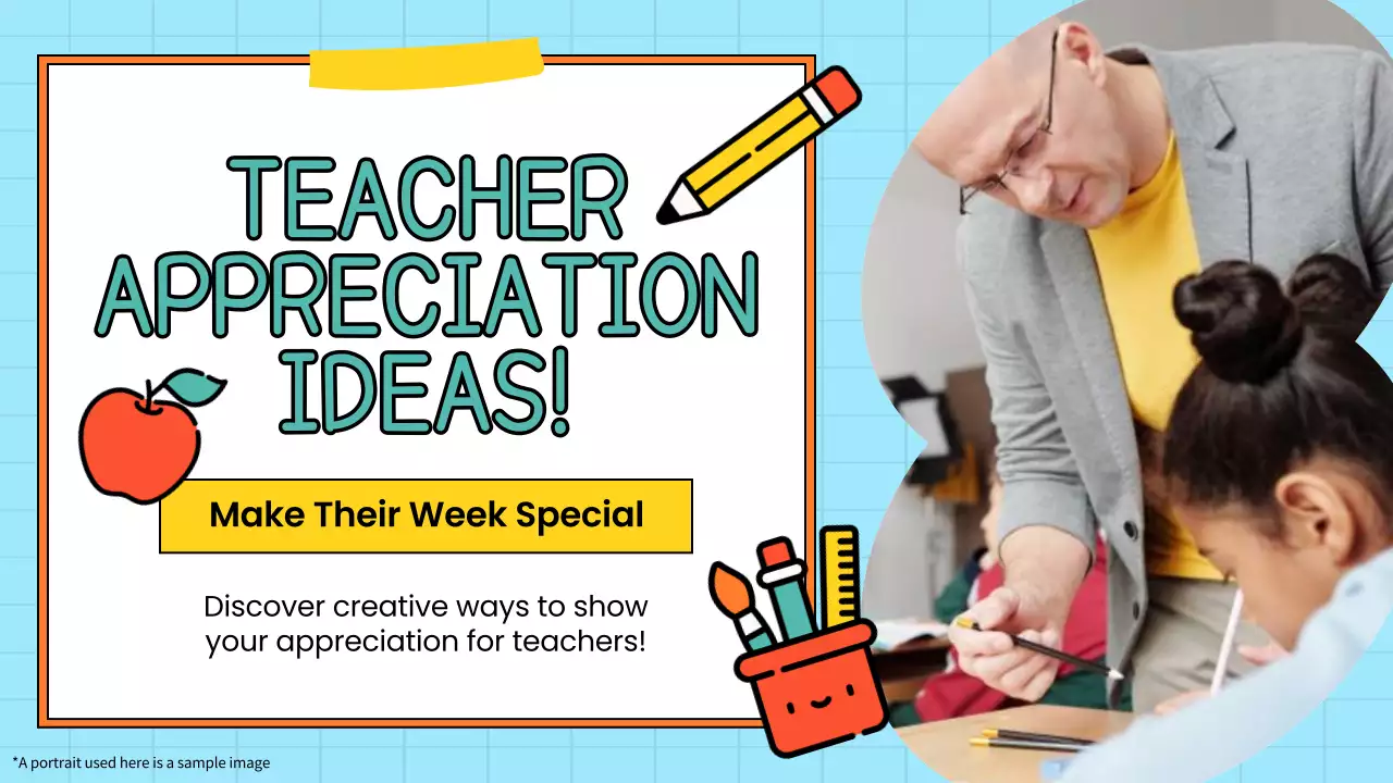 Blue Simple Teacher Guide YouTube Thumbnail