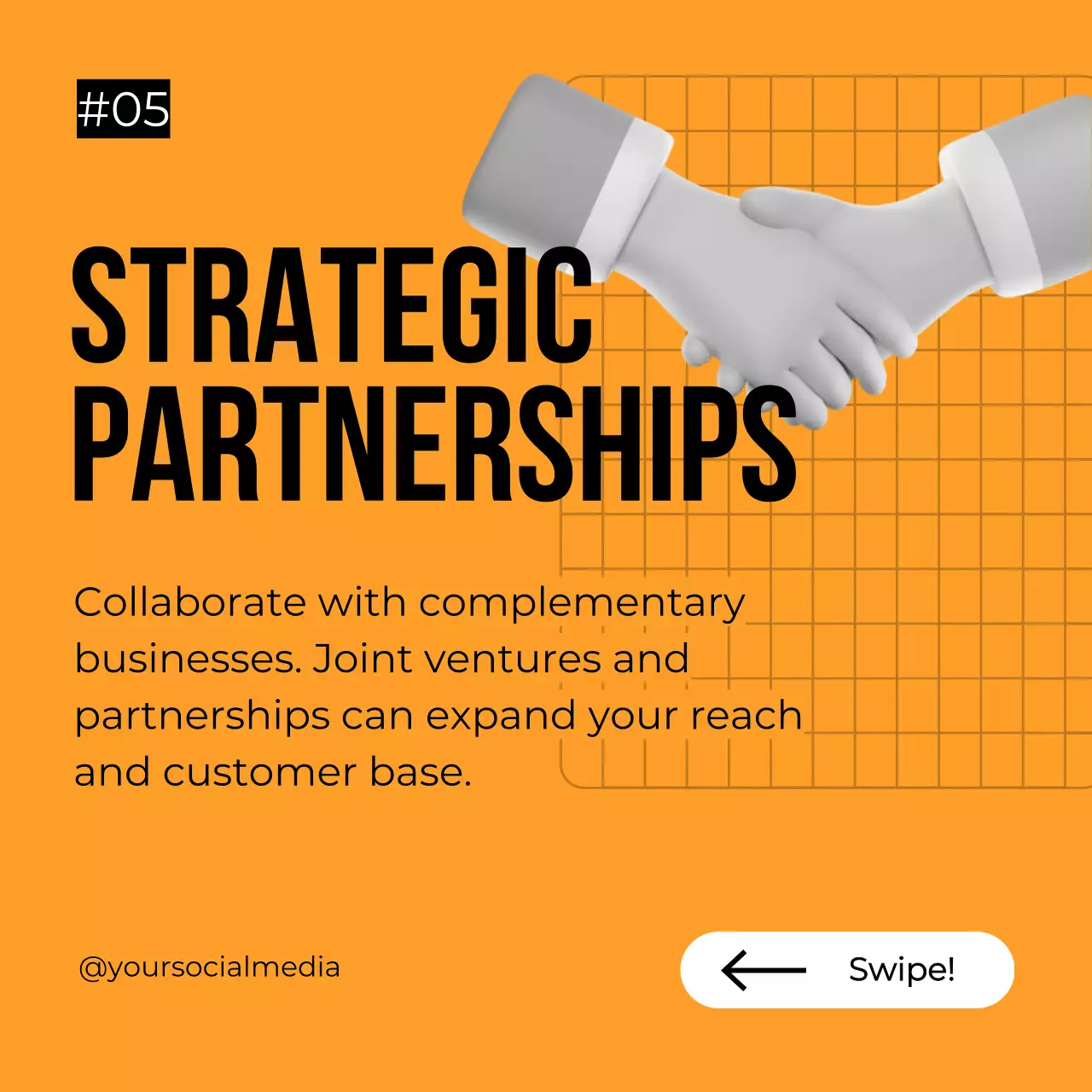 Orange Modern Sales Promotion Social Media Post