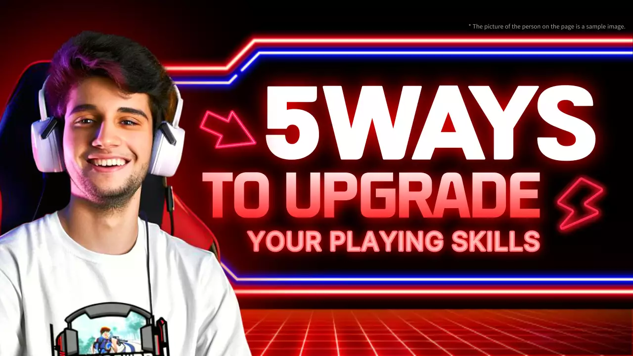 Red Cyber Gaming Guide YouTube Thumbnail