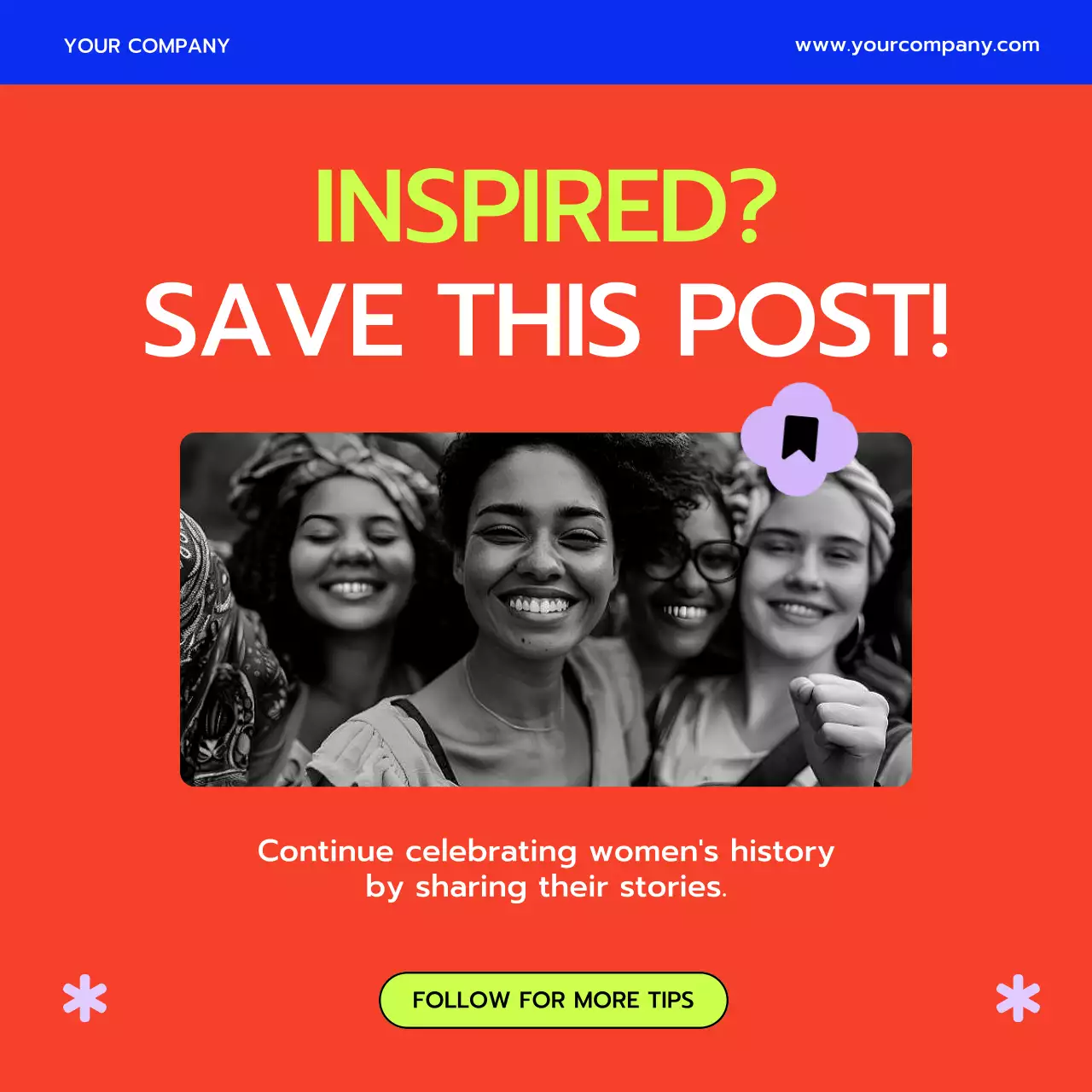 Purple Modern Empowerment Guide Social Media Post