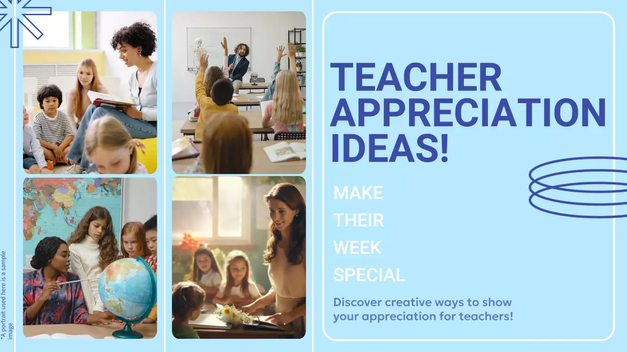 Blue Modern Teacher Guide YouTube Thumbnail