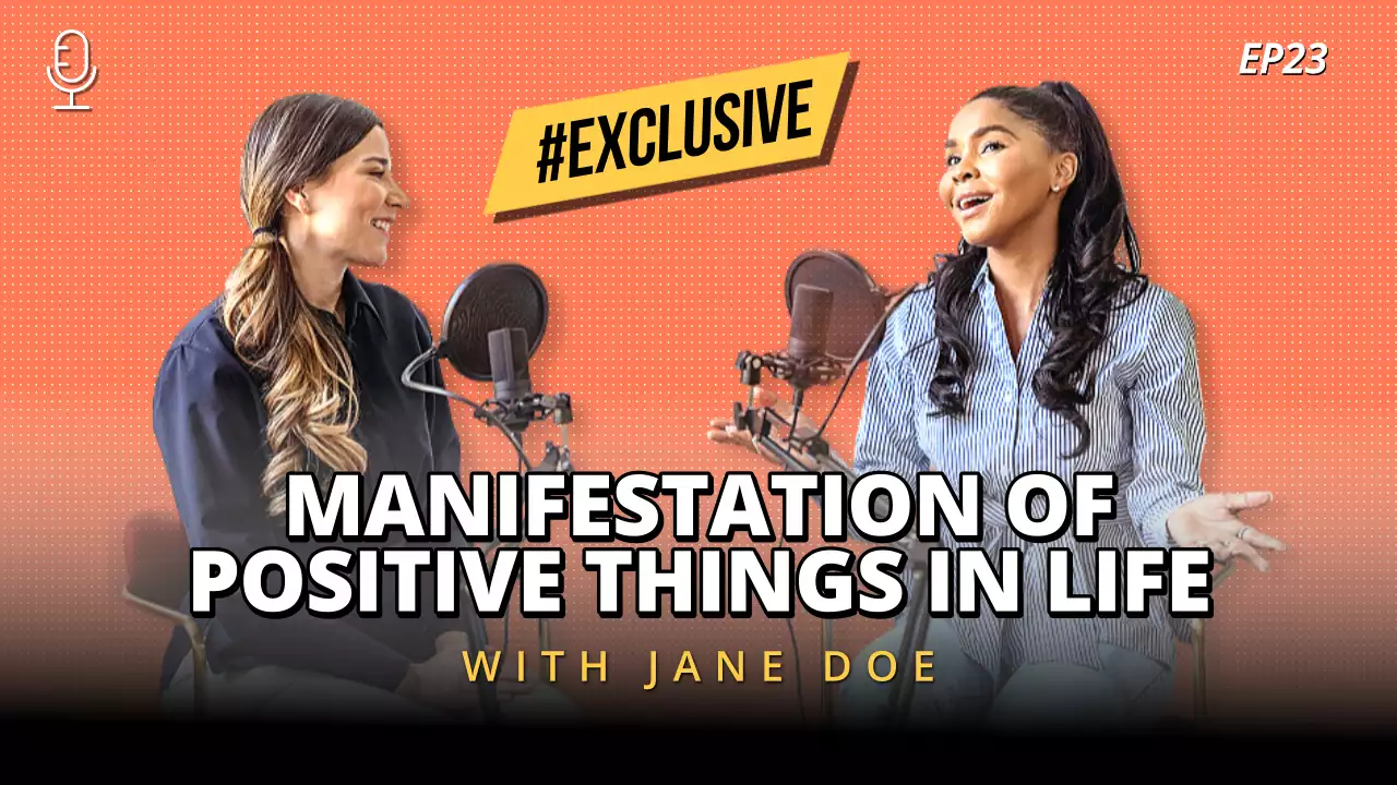 Orange Modern Podcast Announcement YouTube Thumbnail