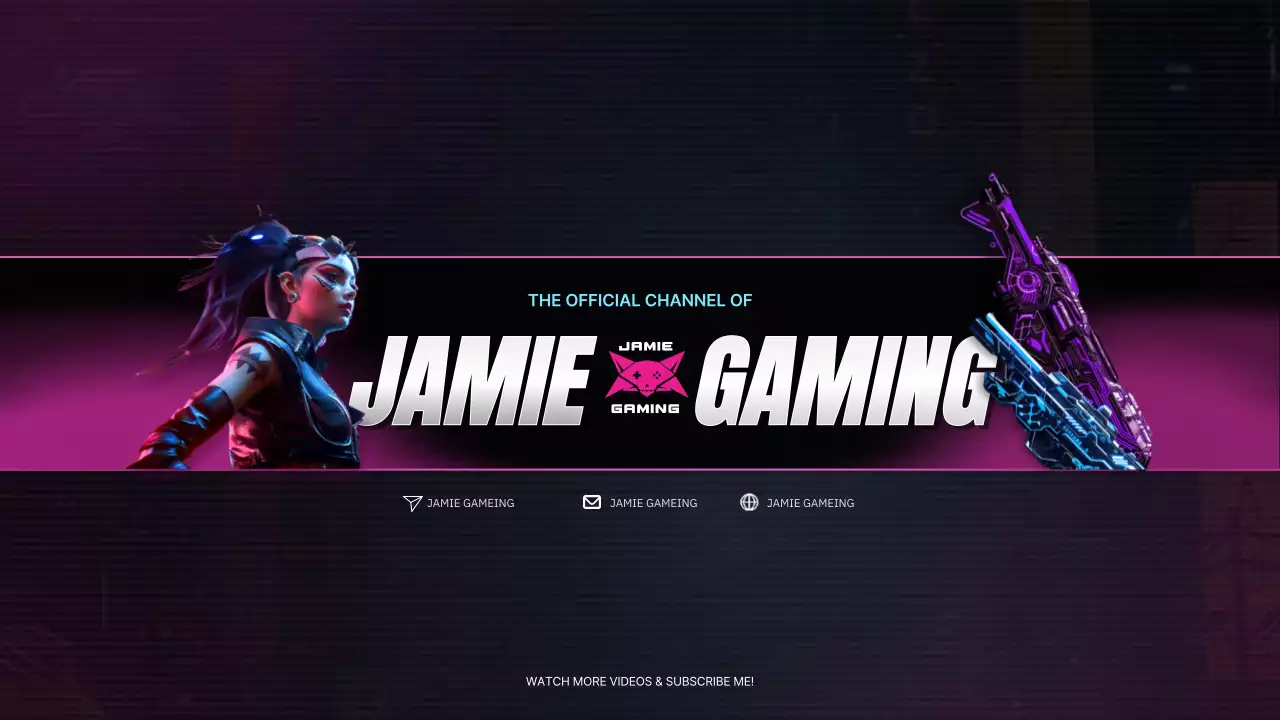 Hình thu nhỏ YouTube Khuyến mãi Pink Cyber ​​Gaming