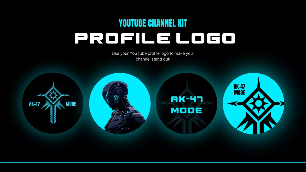 Gambar Mini YouTube Blue Cyber ​​Guide