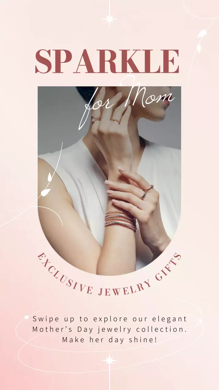 Pink Elegant Jewelry Promotion Instagram Post