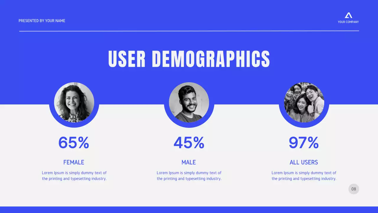 Blue Minimal Business Presentation