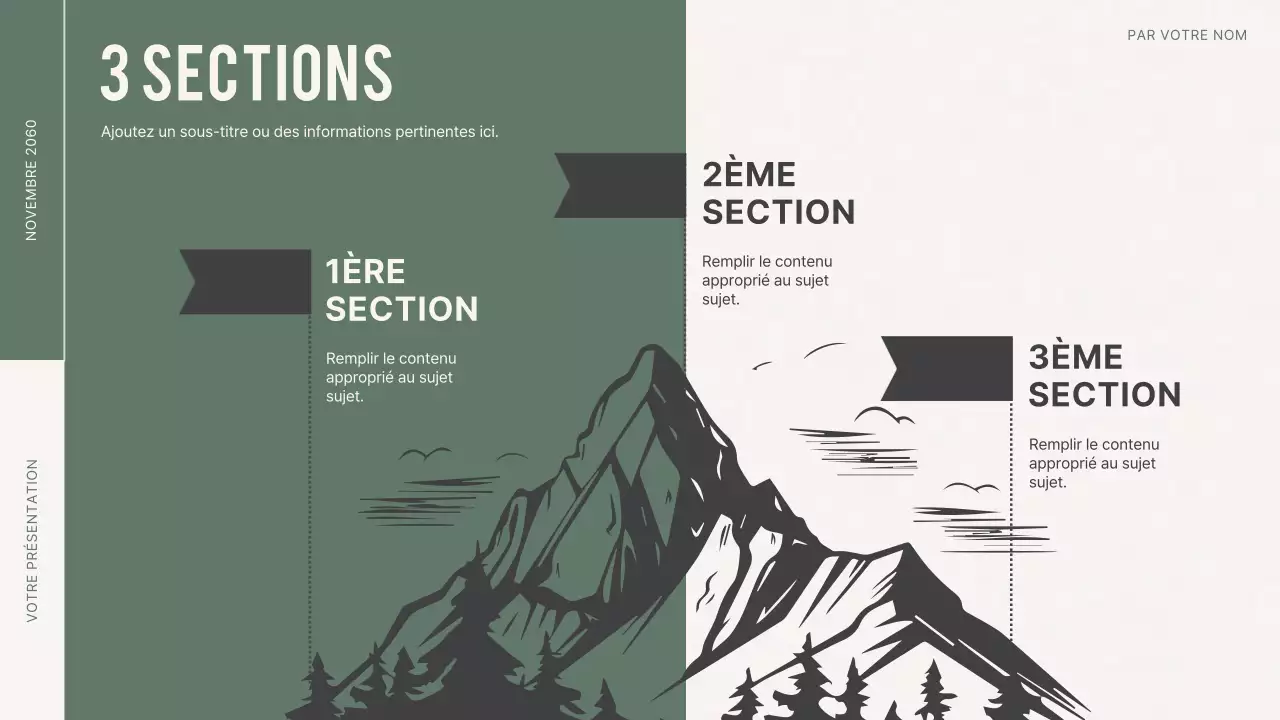 Proposition de buts et d'objectifs minimale verte et blanche