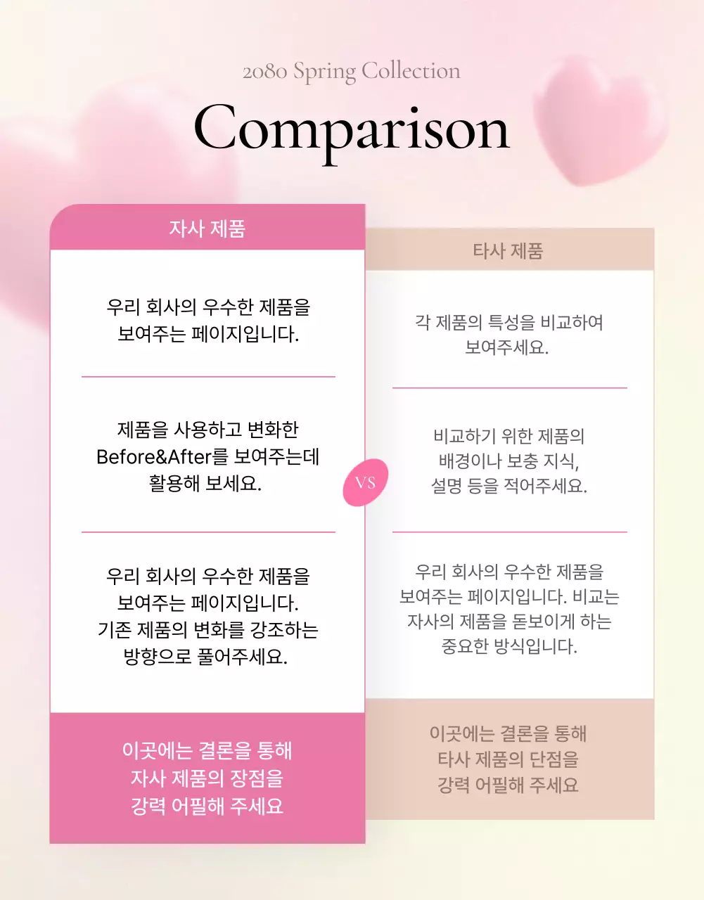 노랑과 핑크색의 키치한 패션 상세 체크포인트 홍보