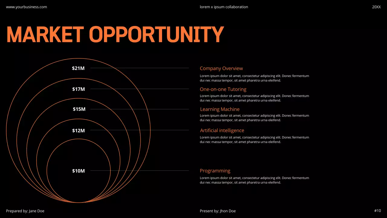 Orange Modern Business Pitch Presentation