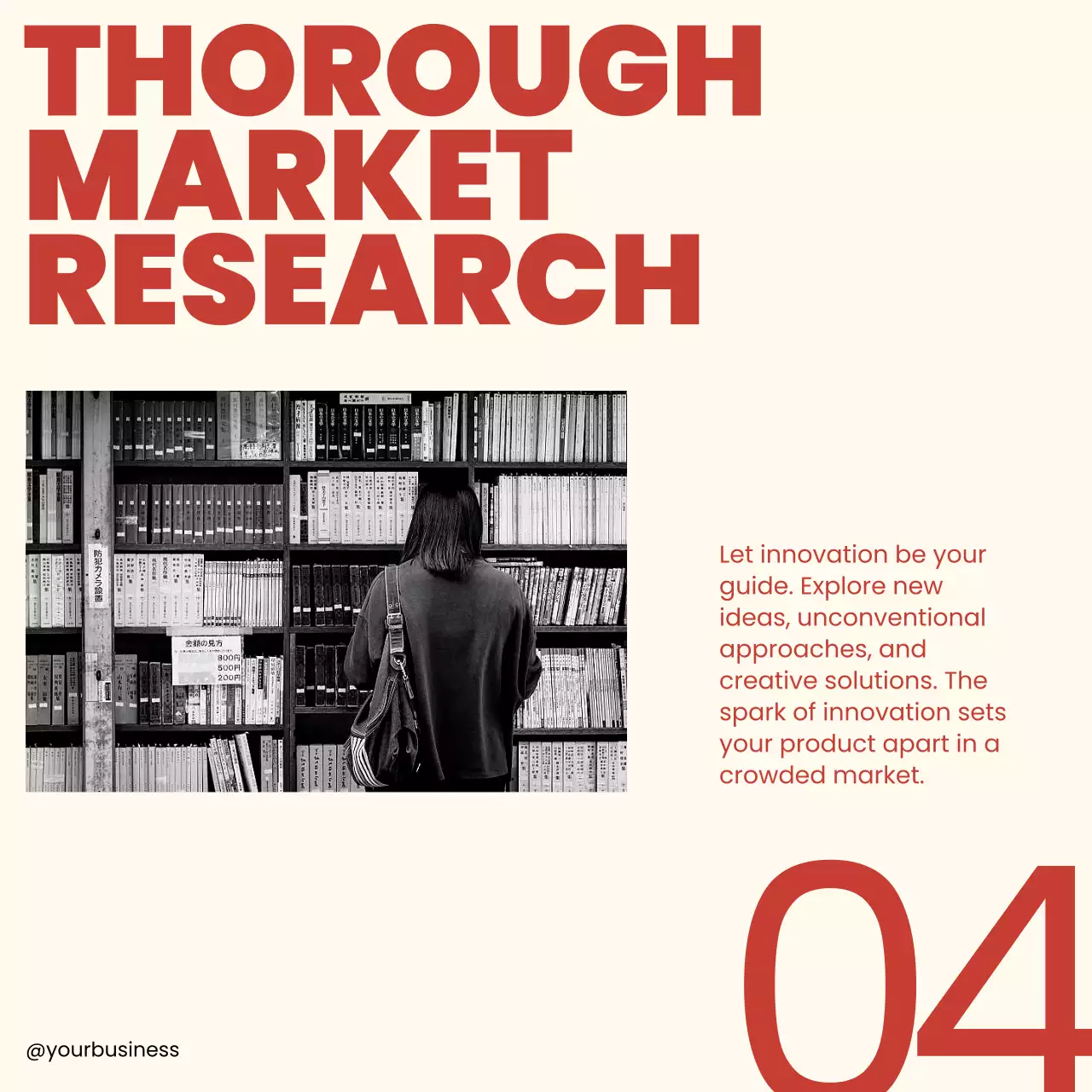 Red Modern Product Guide Social Media Post