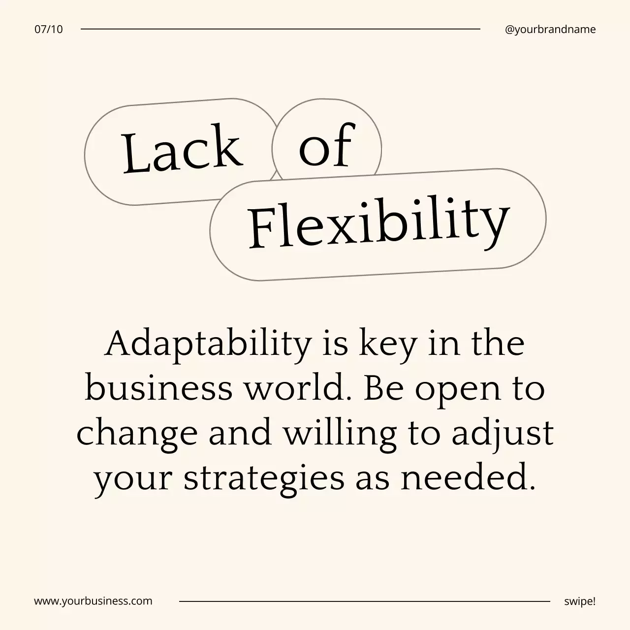 Beige Minimal Business Guide Social Media Post